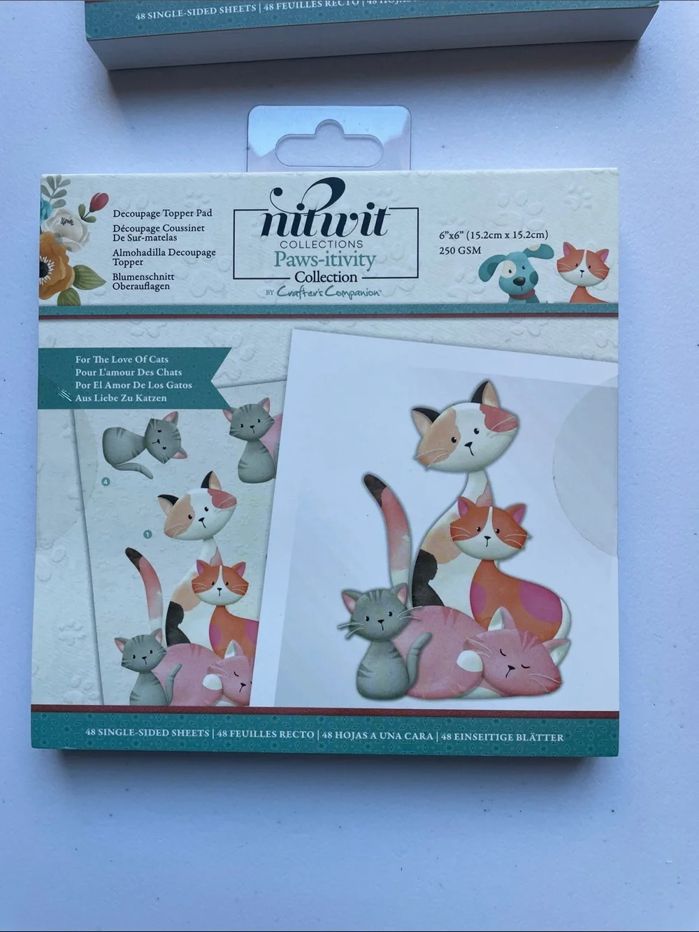 Nitwit Collections Paws-itivity 2 topper pads New